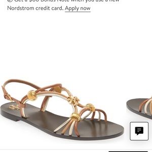 Tory Burch Capri Beaded Strappy Sandal